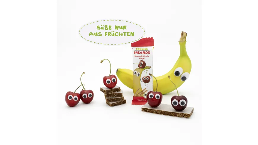 Freche Freunde Bio Riegel Banane & Kirsche 4x23g 92 g