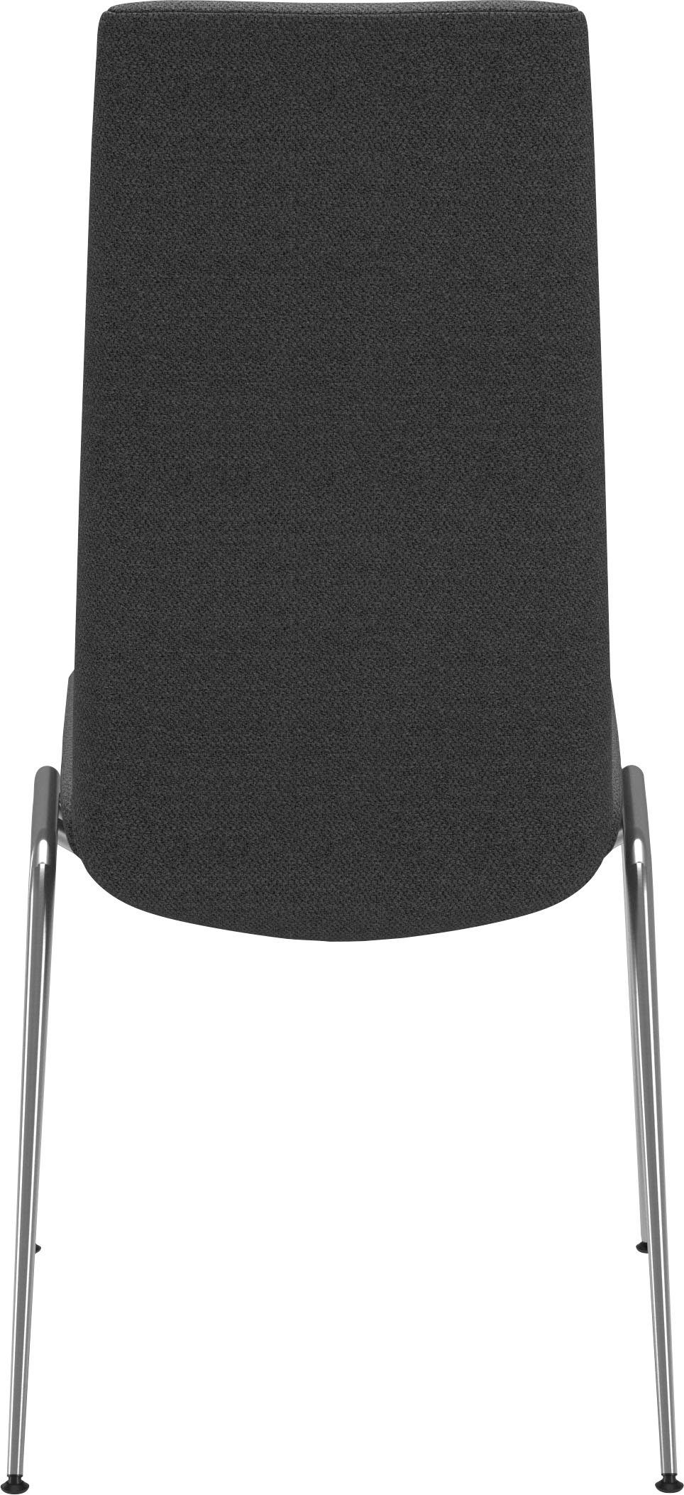 Stressless® Polsterstuhl Laurel, High Back, Größe M, mit Beinen aus Stahl in Chrom glänzend