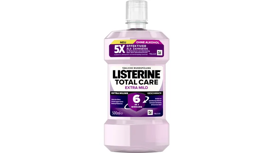 Listerine Mundspülung Total Care Extra Mild 500 ml