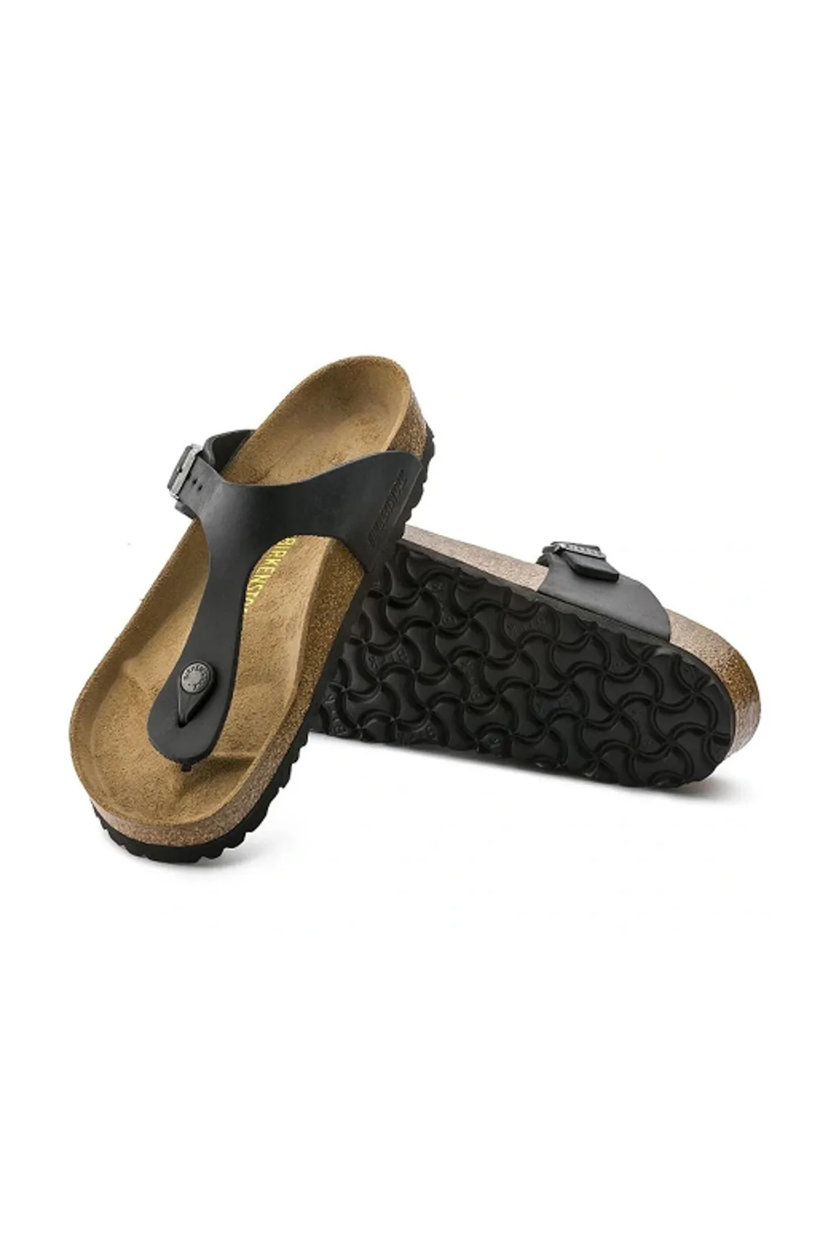 Birkenstock  Pantolette - Schwarz - Flacher Absatz