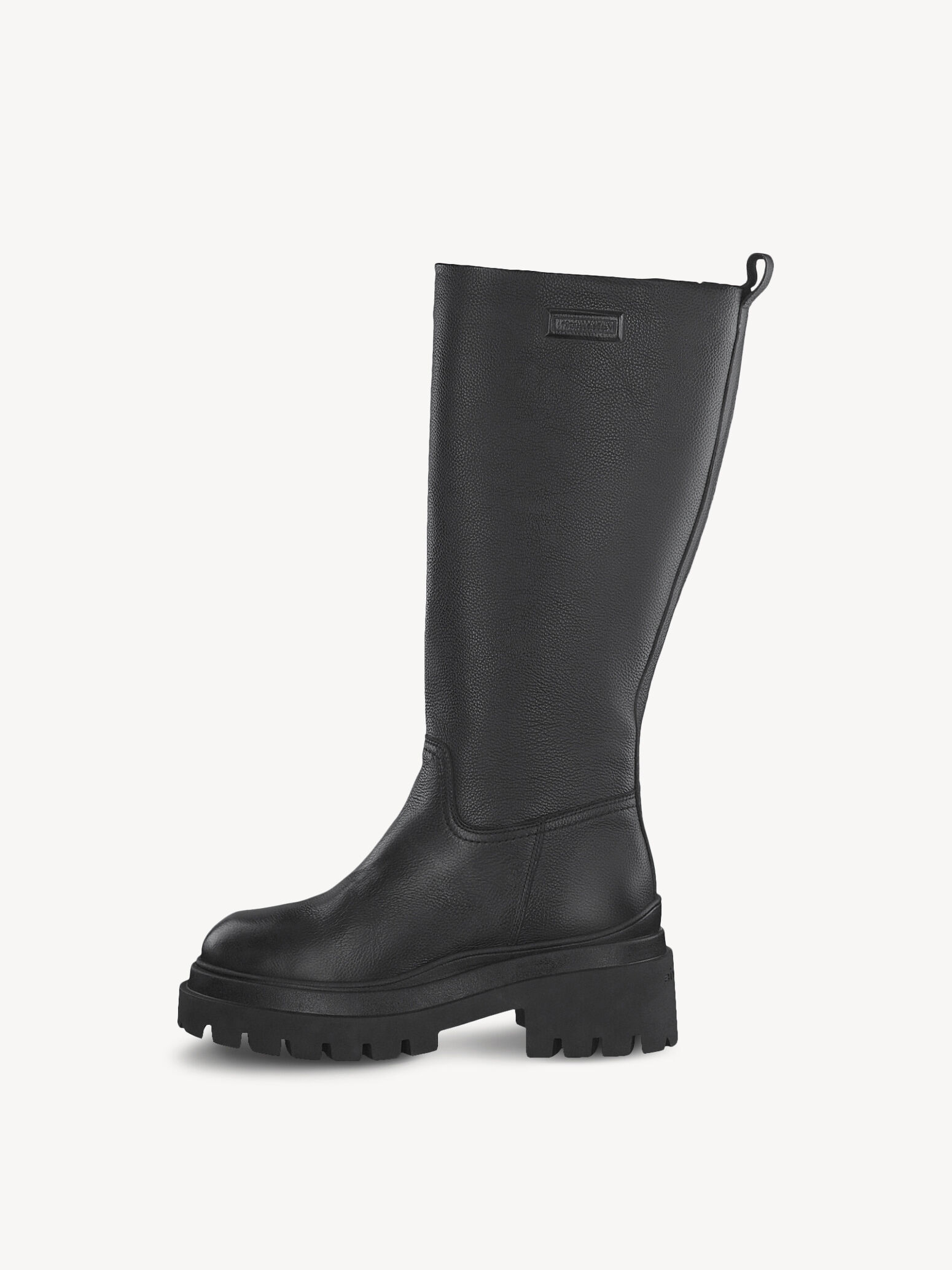 Bottes en cuir - noir