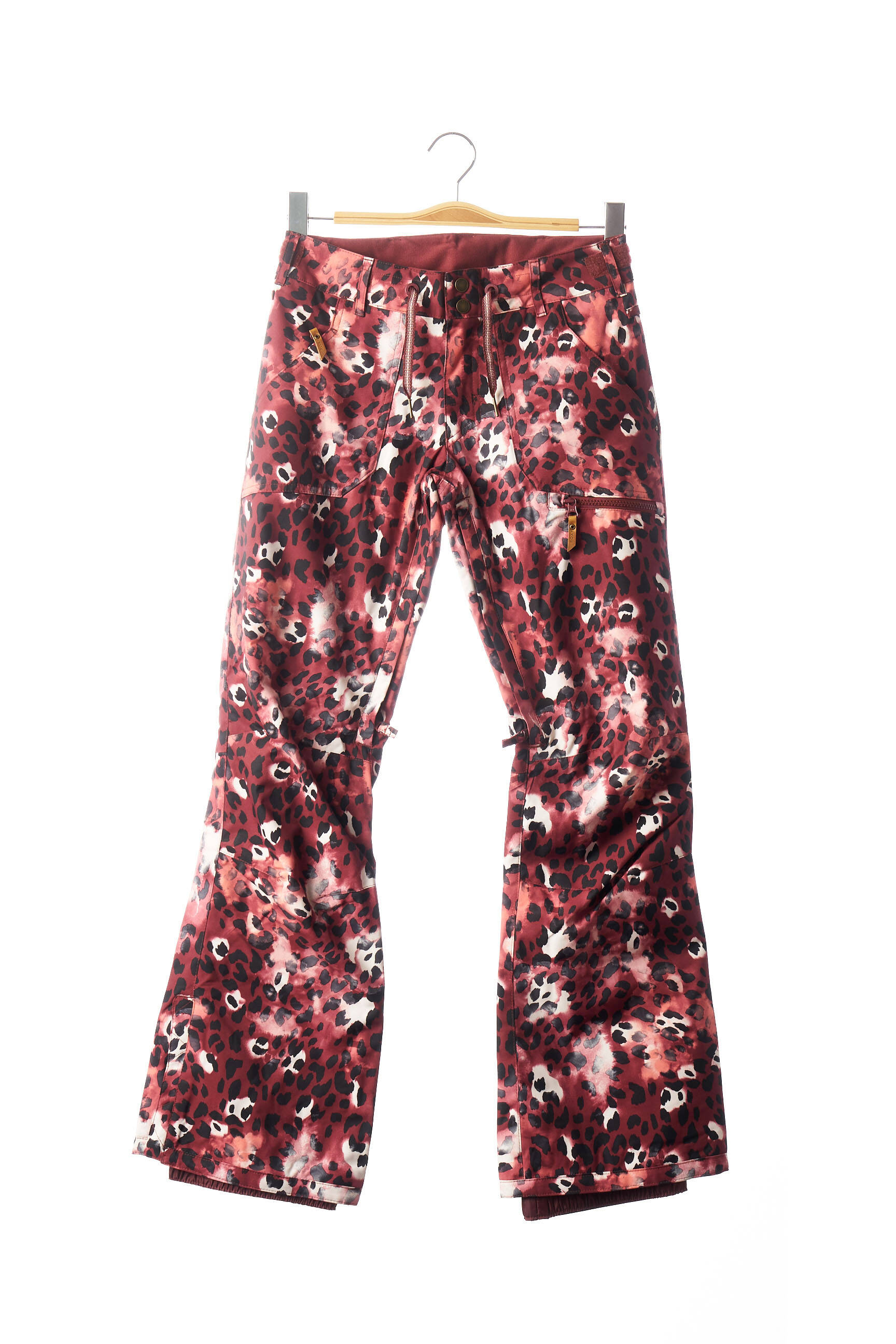 Roxy Pantalons Flare Femme couleur marron