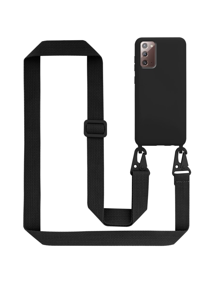 cadorabo Handykette für Samsung Galaxy NOTE 20 Hülle in LIQUID SCHWARZ günstig kaufen onesize