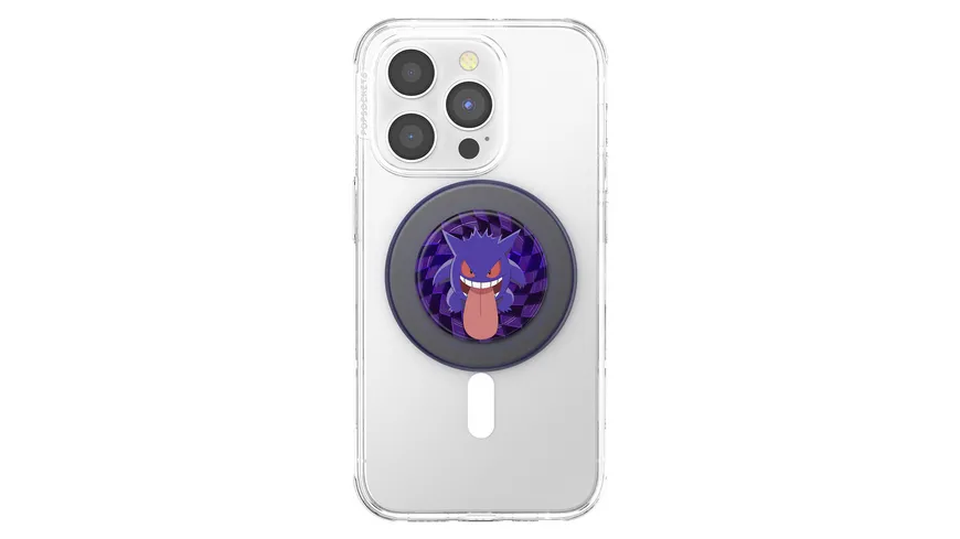 PopGrip Premium  für MagSafe rund - ausziehbarer Handy-Griff Handyhalter -  GITD Ghost Gengar