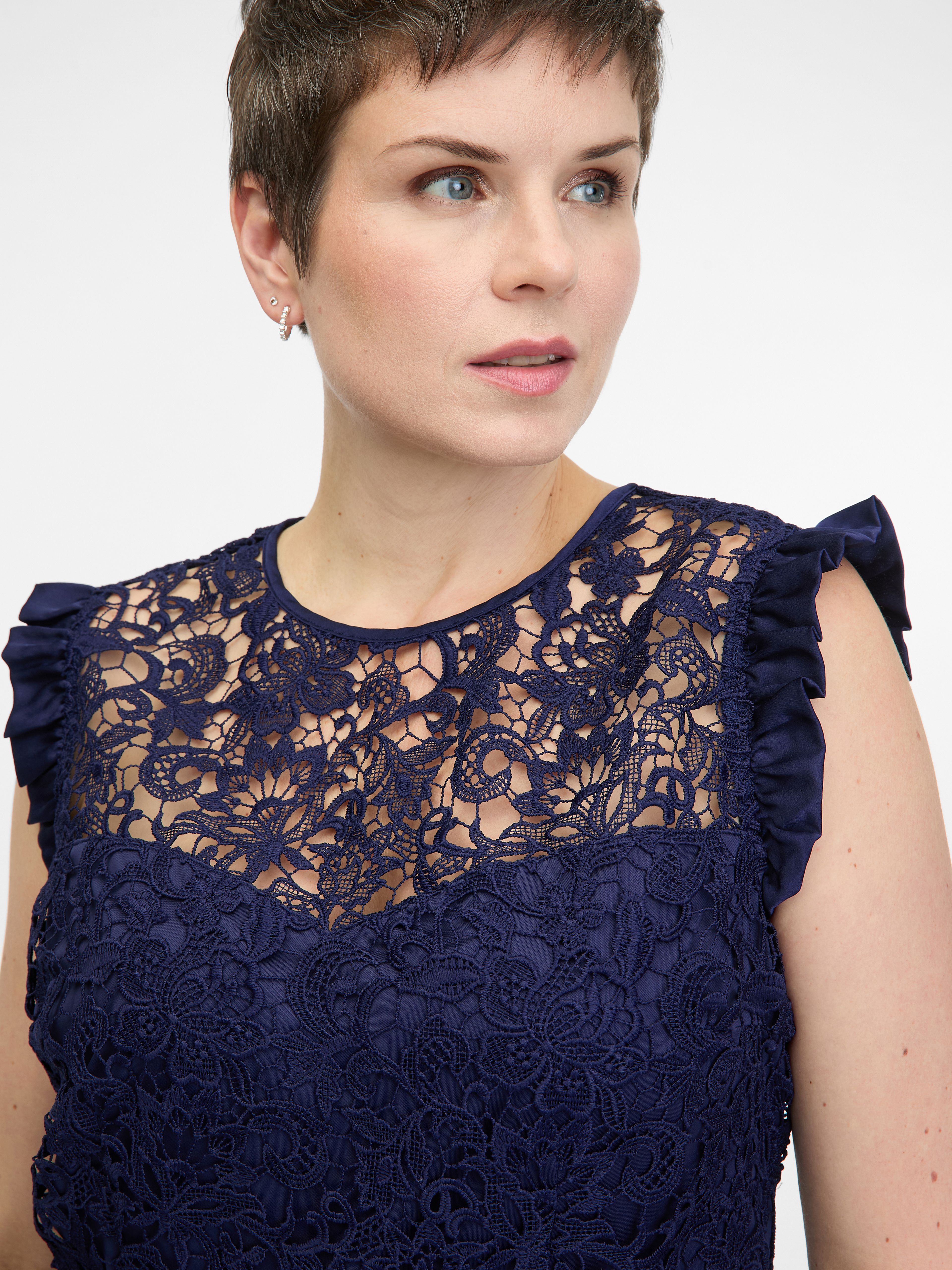 Dunkelblaue Damenbluse ORSAY