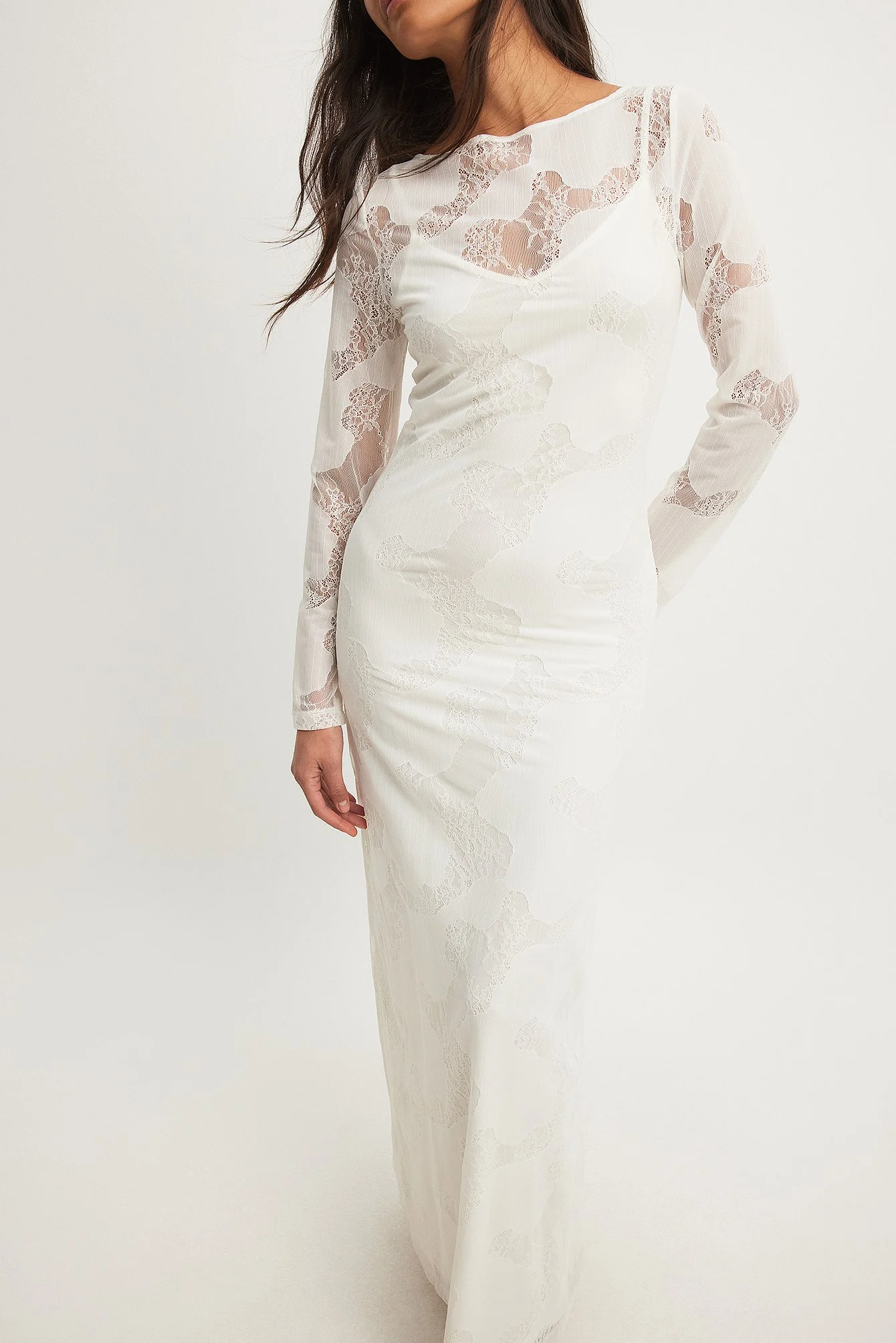 Durchscheinendes Maxikleid