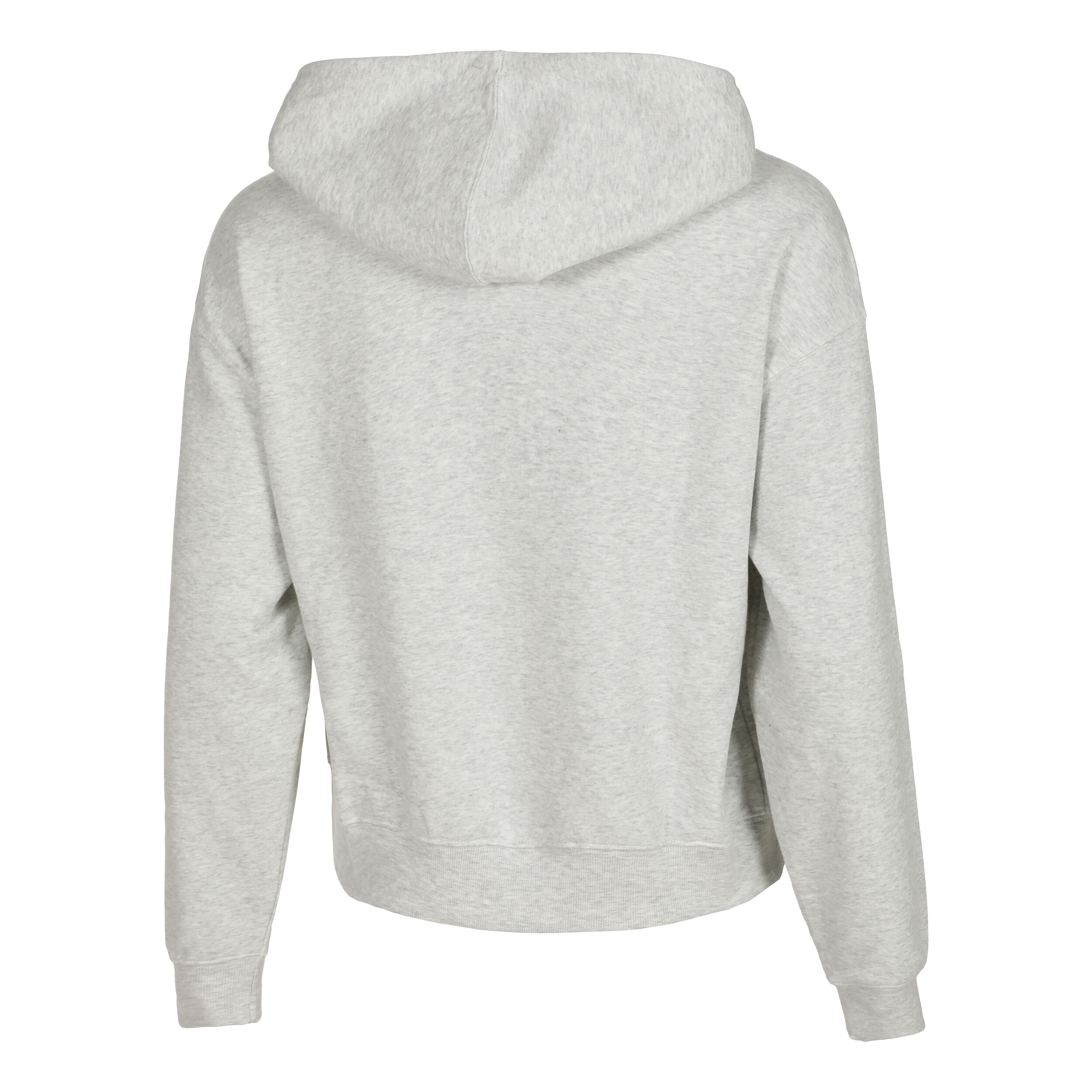 French Terry Stacked Logo Hoody Damen - Hellgrau