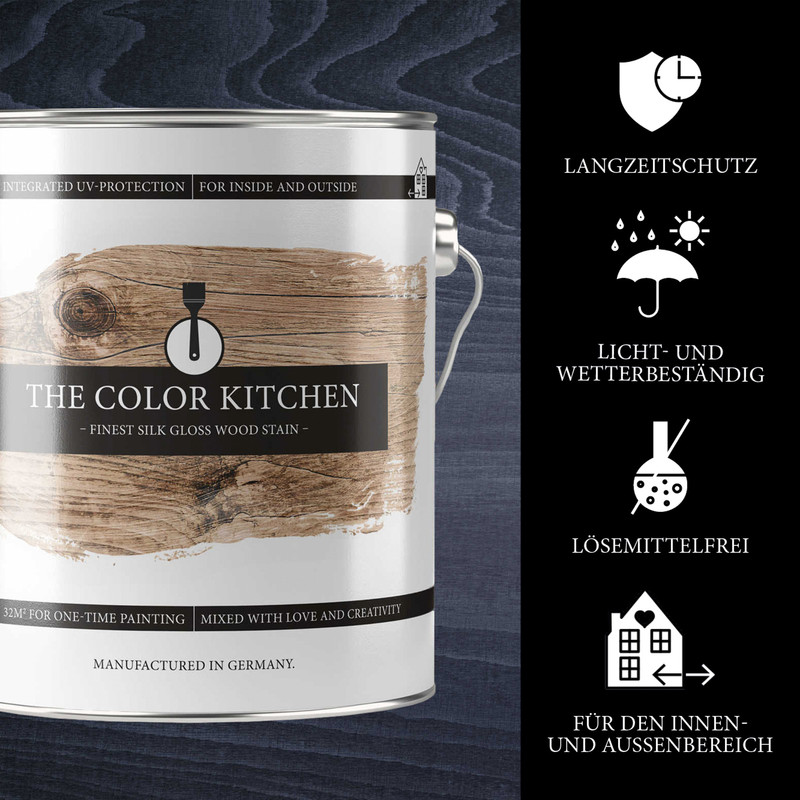 AS Creation A.S. Création - The Color Kitchen Holzlasur Anthrazitgrau 2,5L