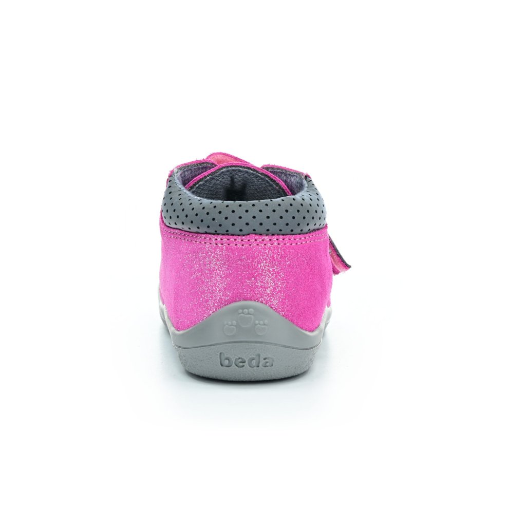 Beda Janette mit Membran (BF 0001/W/M/TS) rosa Barfuß-Stiefeletten