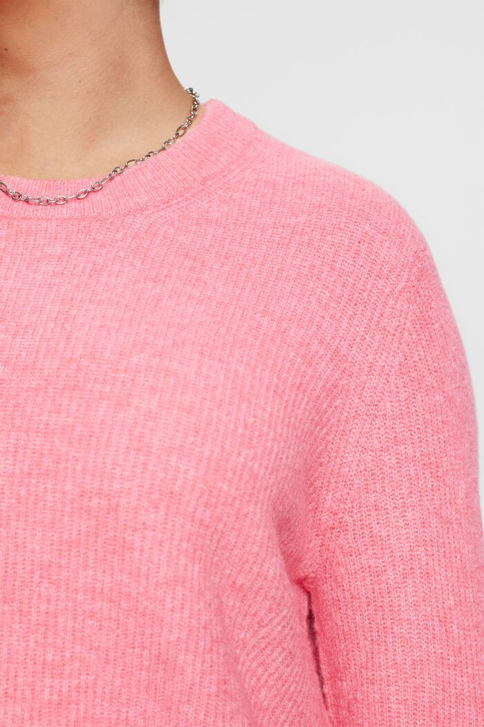 CURVY Strickpullover aus Wollmix
