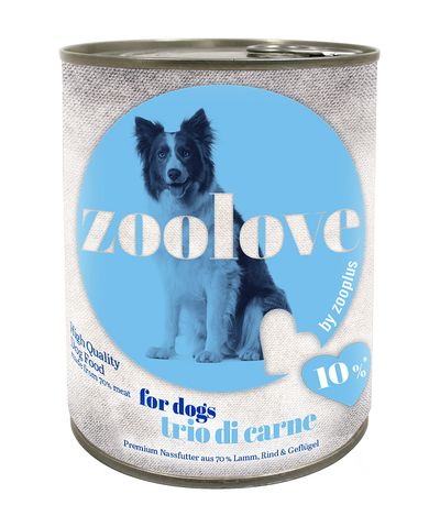 zoolove gemischtes Probierpaket Hundenassfutter