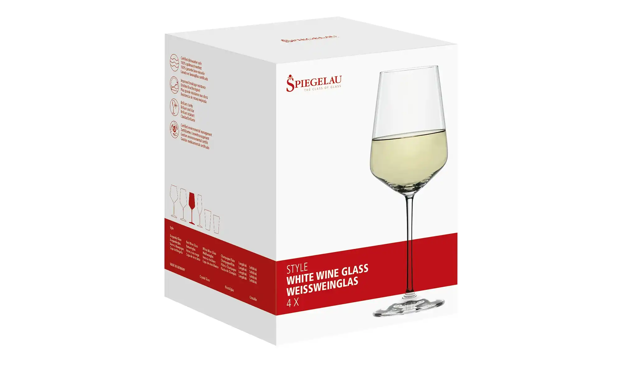 Spiegelau Weißweingläser 4er Set Style