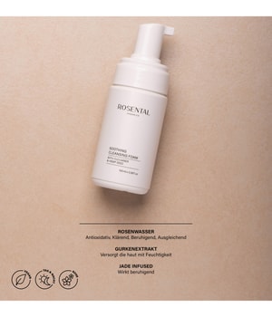 Rosental Organics Soothing Cleansing Foam with Cucumber and Hemp Seed Reinigungsschaum-100 ml
