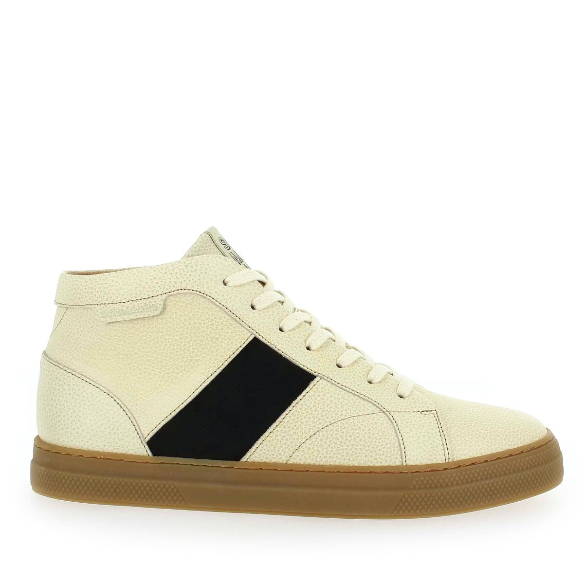 Schmoove  SPARK LOW BOOTS  - Ecru Noir