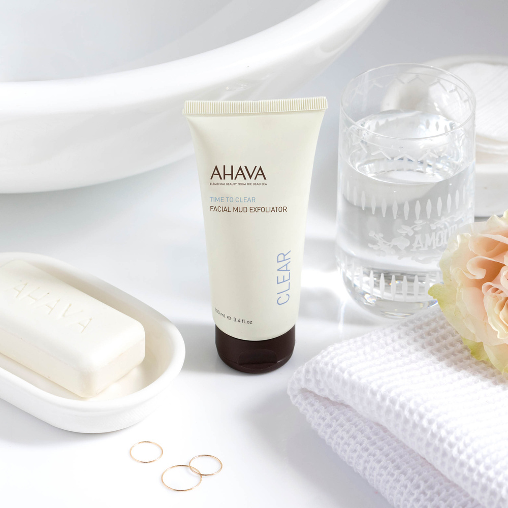 AHAVA Facial Mud Exfoliator 100ml Exfoliant