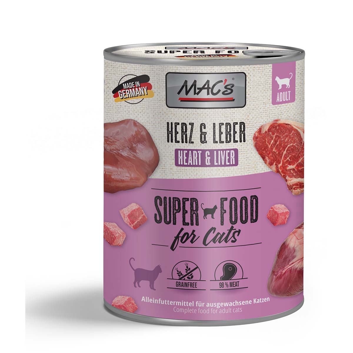 MAC's Cat Fleischmenü Herz und Leber günstig kaufen