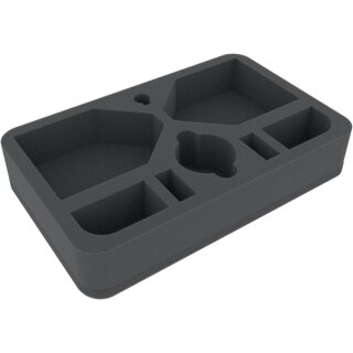 Feldherr 50 mm Half-Size Schaumstoff für Dropfleet Commander - Scourge Schlachtschiffe