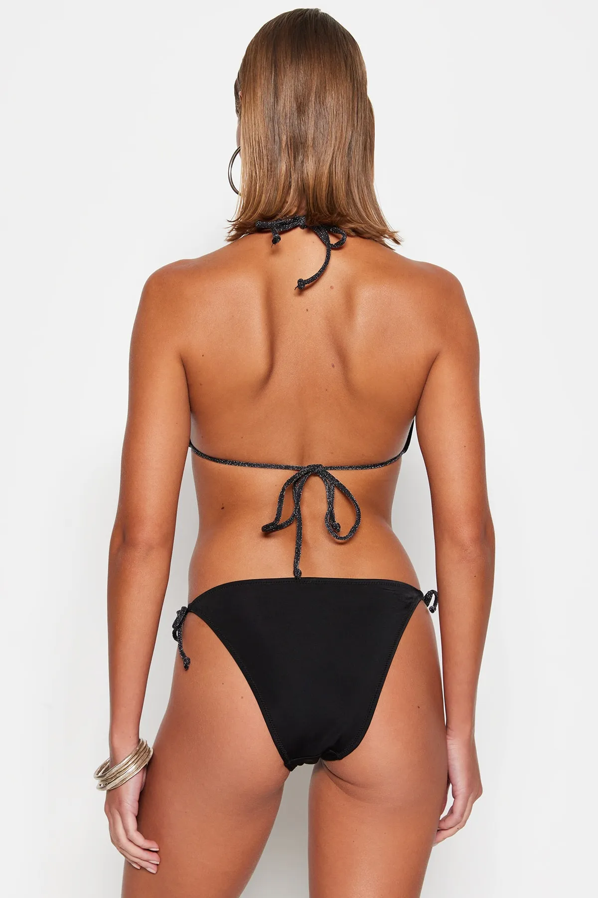 Trendyol Collection  Bikini-Set - Schwarz - Unifarben