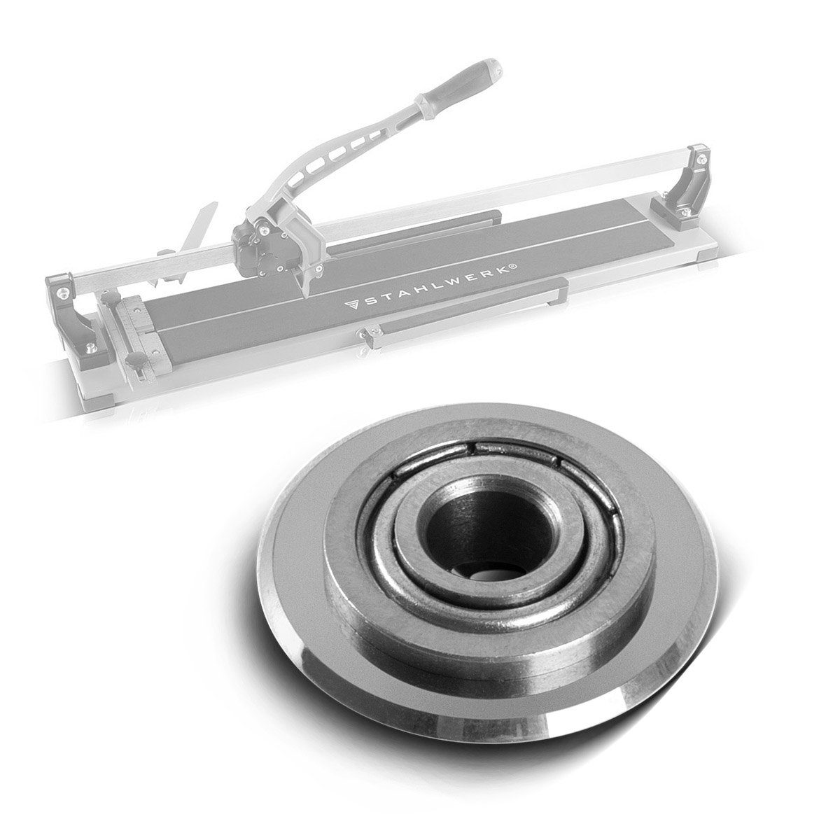 STAHLWERK Fliesenschneider Universal Fliesenschneidrad 22 x 6 x 6 mm, Packung, 1-tlg.