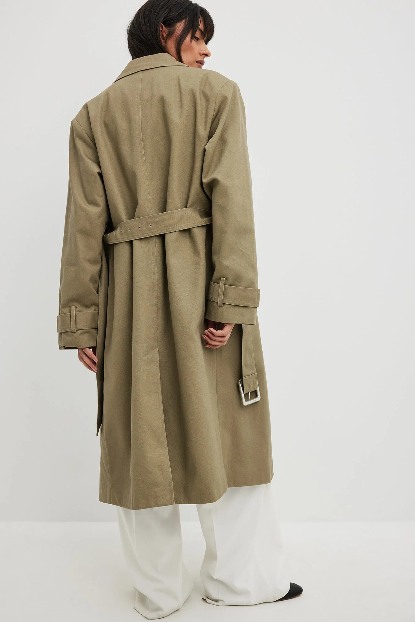 Trenchcoat aus schwerer Baumwolle