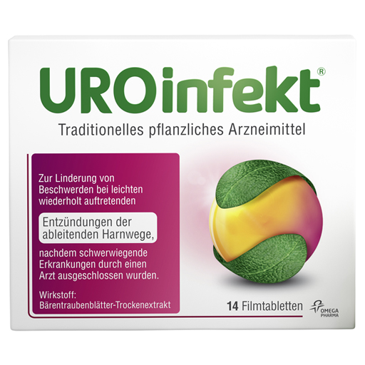 UROINFEKT 864 mg Filmtabletten  14 St  Filmtabletten