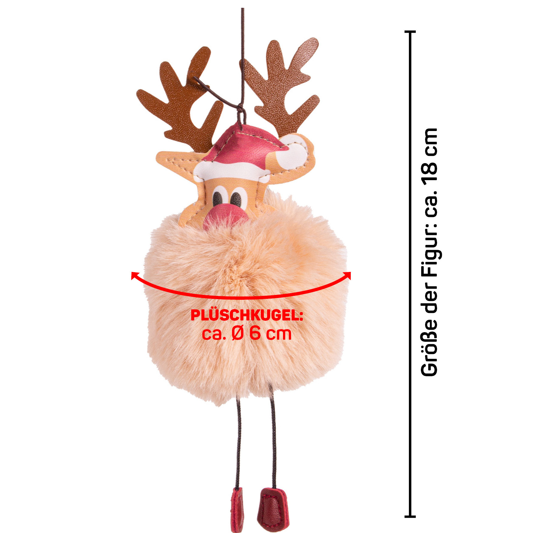 Canadian Cat Company Katzenangeln Canadian Cat Company Spielangel Rudolph beige