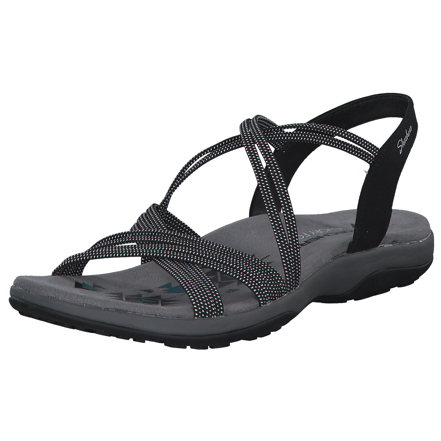 Skechers 163117, Klassische Sandalen, Damen, Blau - Marineblau