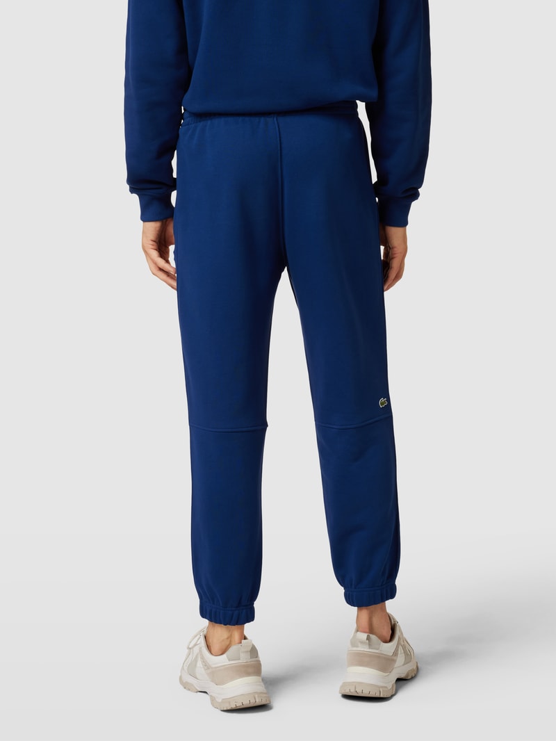 Sweatpants mit elastischen Abschlüssen in blau