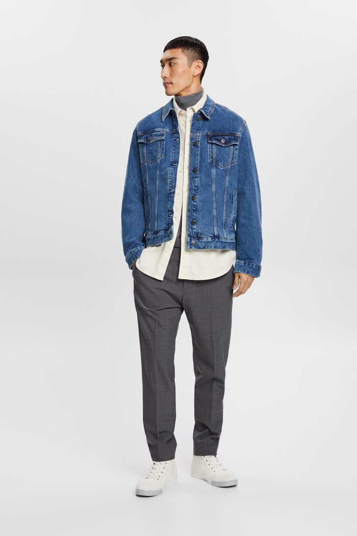 Jeansjacke im Truckerstil