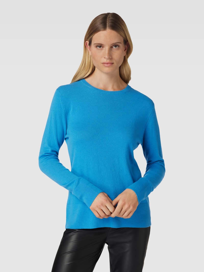 Strickpullover aus Kaschmir in blau