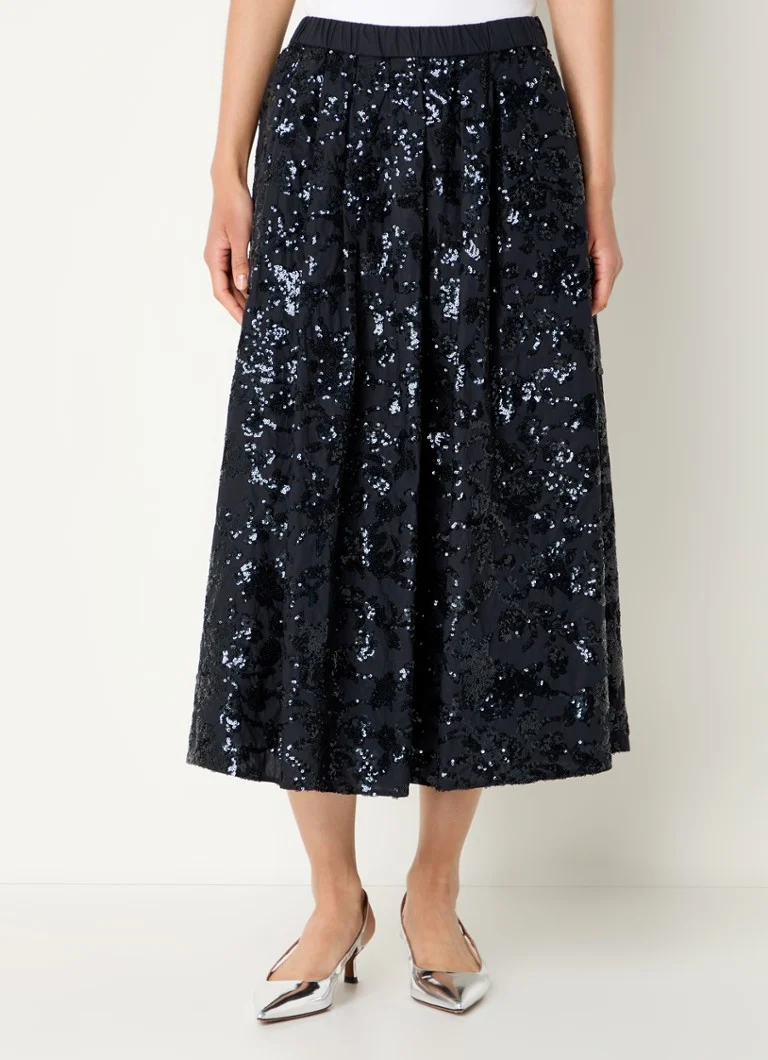 Fustă midi cu paiete MaxMara