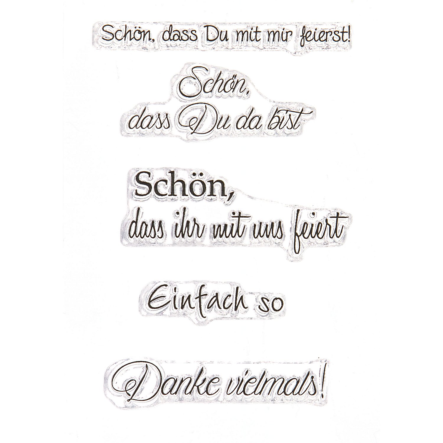 Clear Stempel-Set 