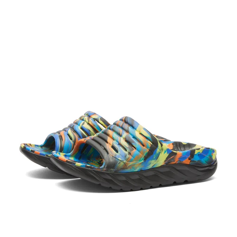 Hoka Ora Recovery Slide Swirl 1126856BDVB / bunt