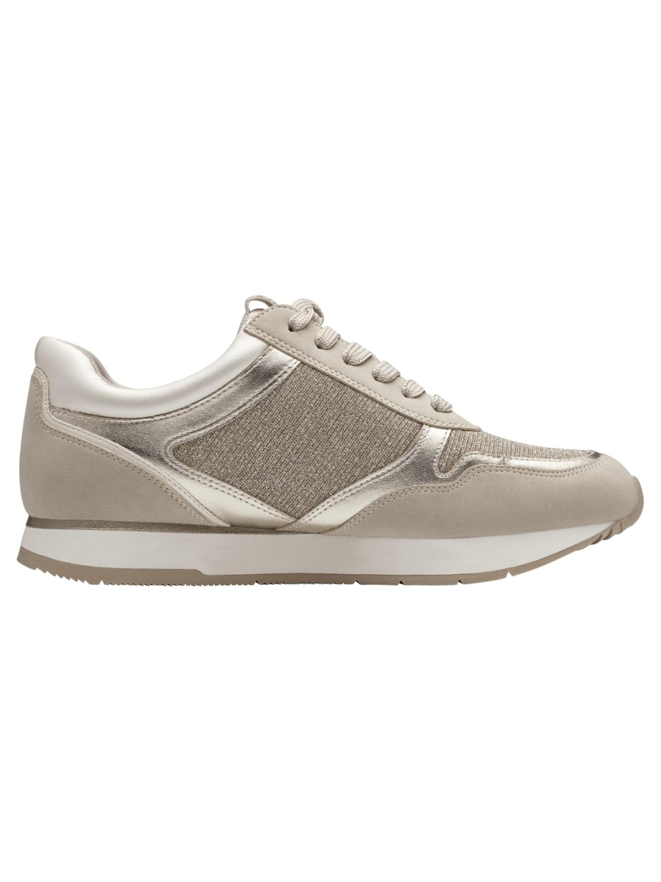 TAMARIS Freizeit Schnürer beige