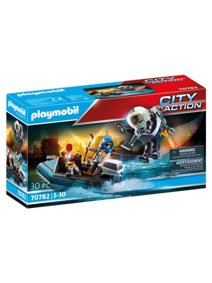 Playmobil Polizei-Jetpack: Festnahme des Kunsträubers in Mehrfarbig ab 5 Jahre günstig kaufen onesize