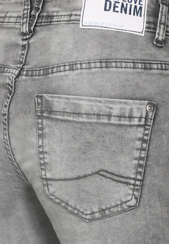 CECIL Slim Fit Jeans in Grau