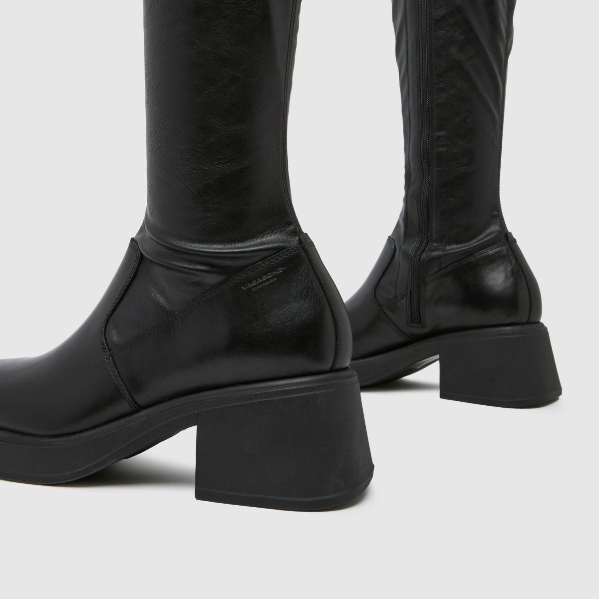 Vagabond Shoemakers – Dorah – Svarta knähöga sockstövlar