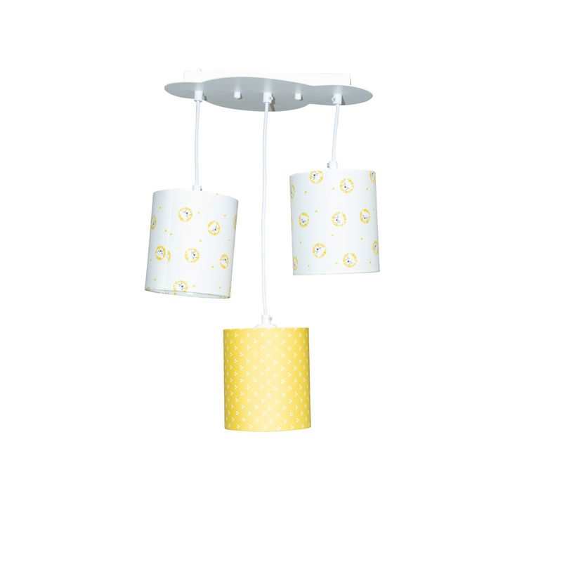Suspension trio Pluche et pompon