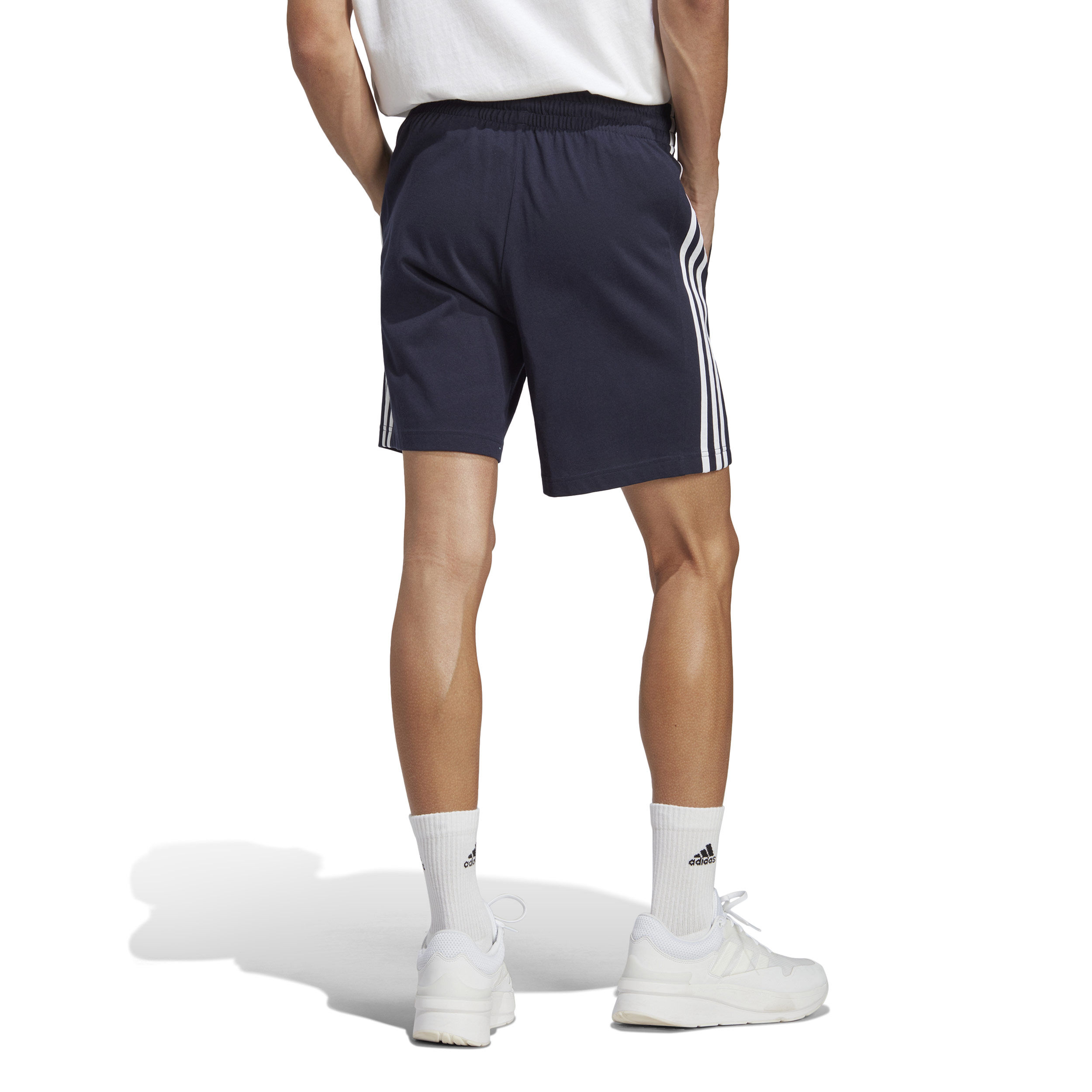 3 Stripes Single Jersey 7 Shorts Herren - Dunkelblau