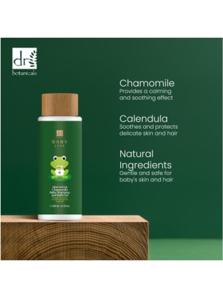 Dr Botanicals BABY LUX - Aloe Vera & Kamille Baby Shampoo und Badegel günstig kaufen onesize