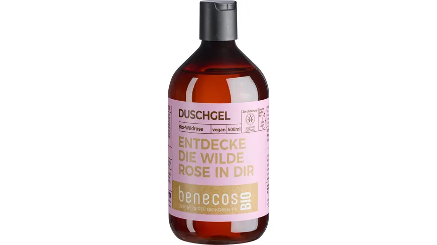 benecos BIO Duschgel Bio-Wildrose 500 ml