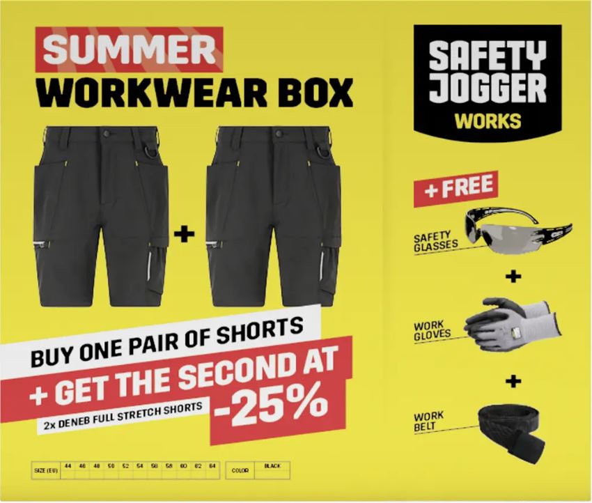 Pantalones cortos deportivos Safety Jogger Summerbox Deneb FS