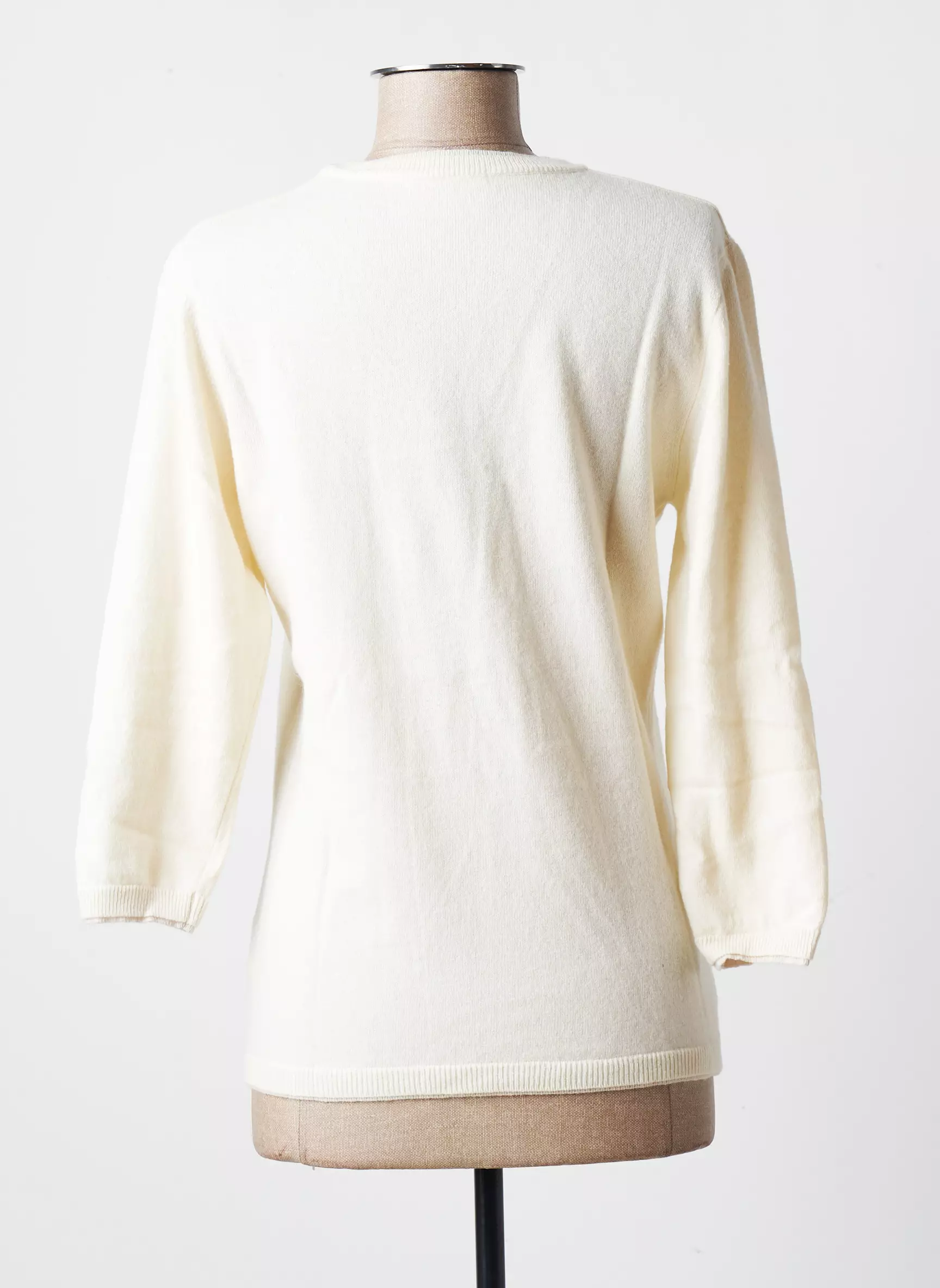 Blanc Boheme Pulls Femme couleur beige