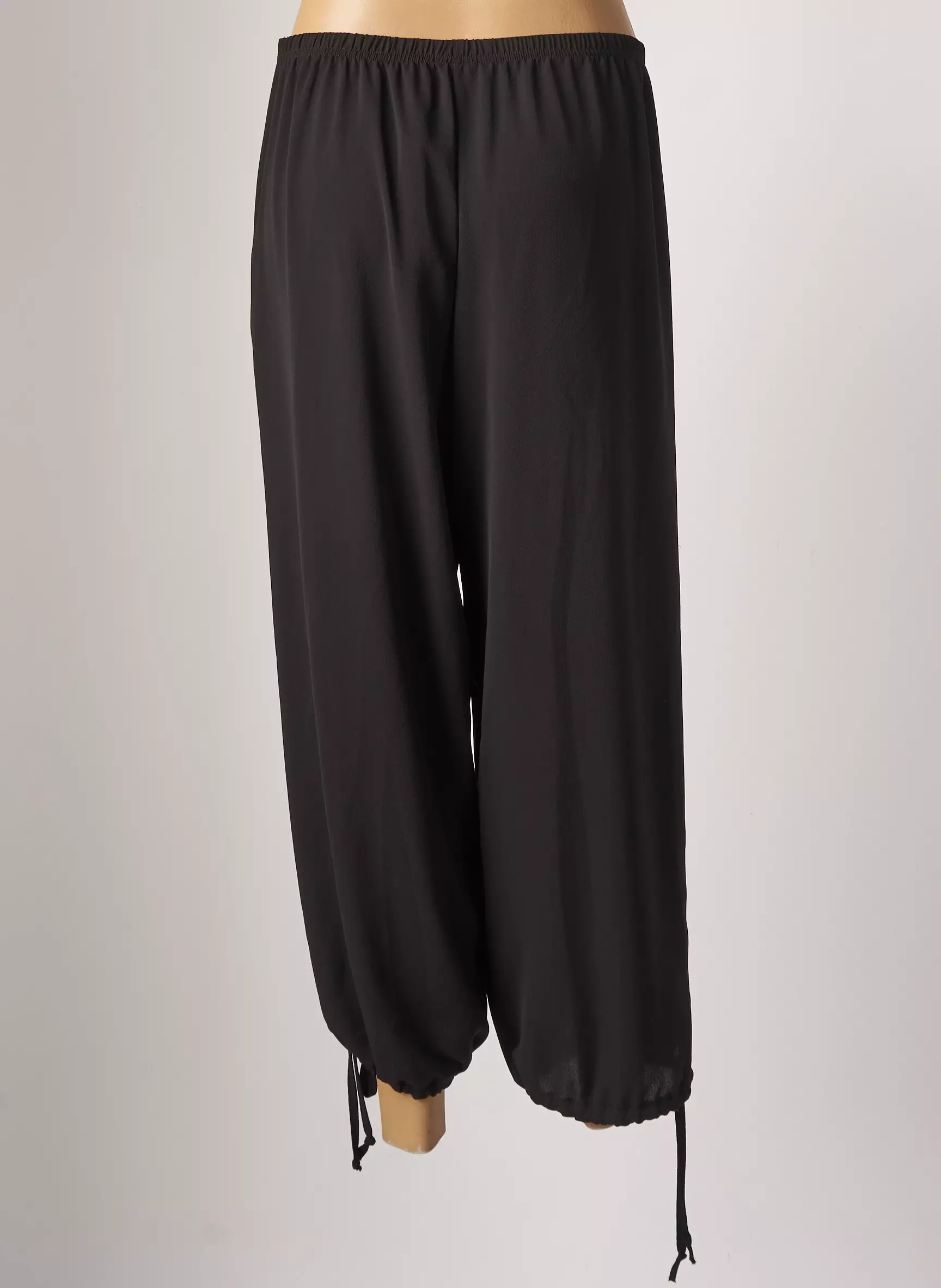 G Oze Pantalons Larges Femme couleur noir