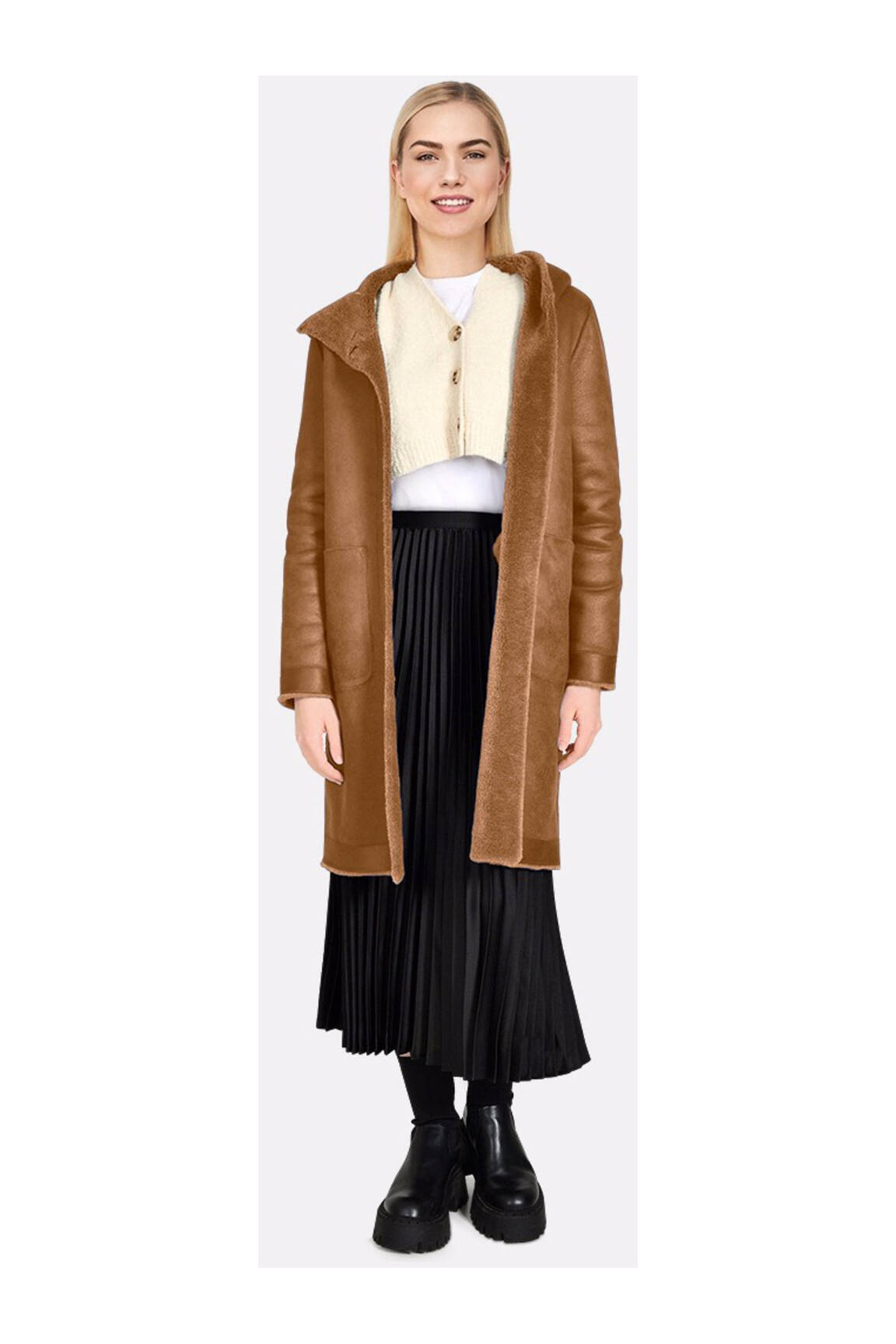 Oakwood Manteaux Longs Femme couleur marron