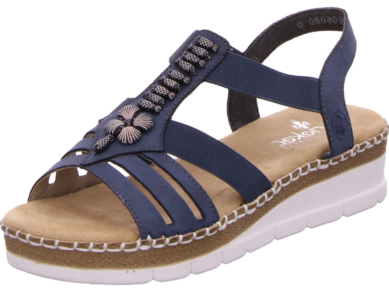 RIEKER Klassische Sandalen blau