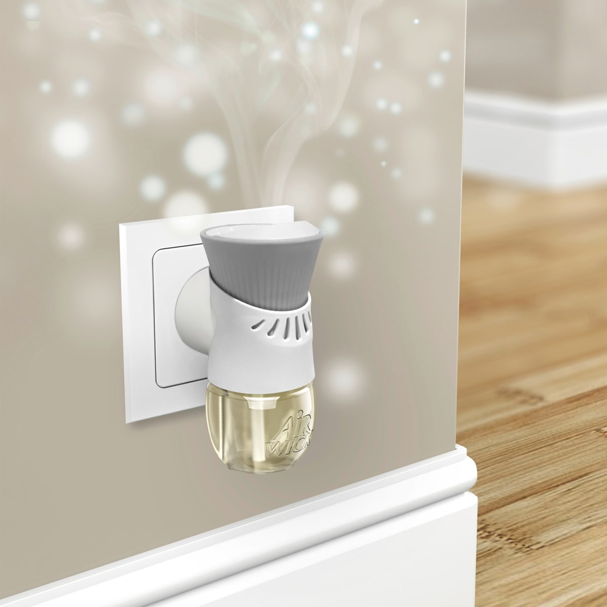 Lufterfrischer Duftstecker Cotton & Weißer Flieder Nachfüllpack, 38 ml