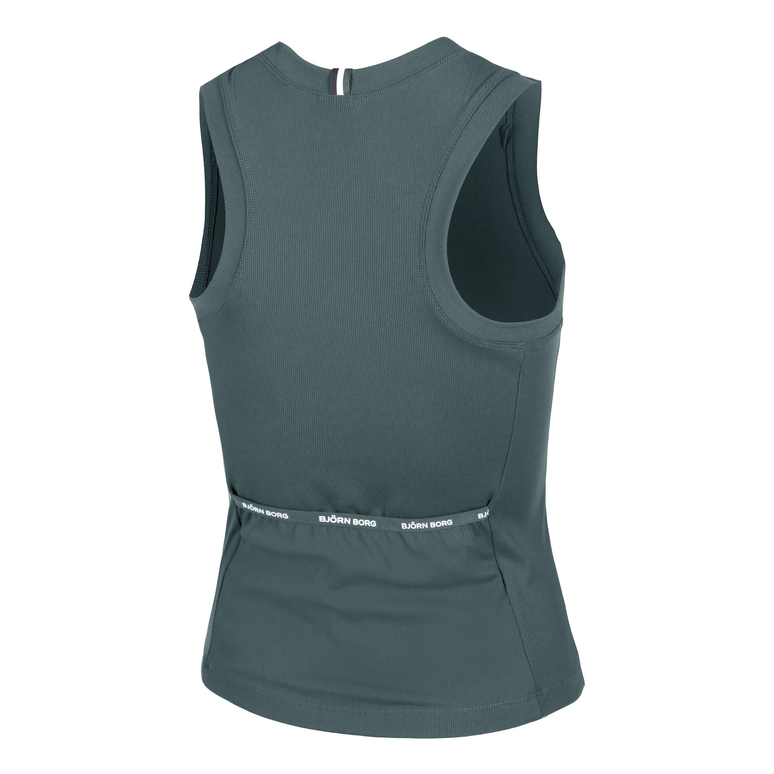 Ace Rib Pocket Tank-Top Damen - Dunkelgrün