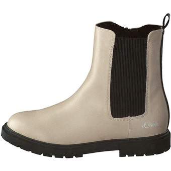 s.Oliver Chelsea Stiefelette in beige