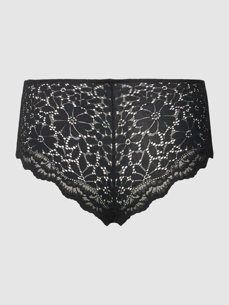 Pants mit Spitzenbesatz Modell 'Wonderfulace' in schwarz